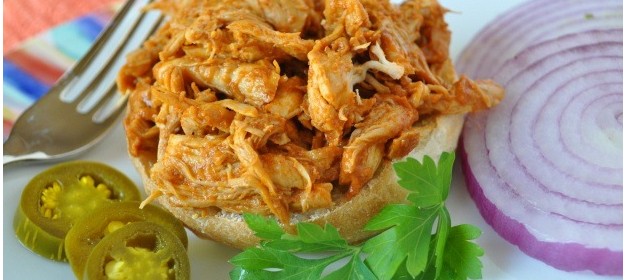 Holly Clegg’s Open Face Pulled Chicken Sandwiches