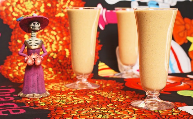 Day of the Dead Pumpkin Tofu Smoothie Day of the Dead Pumpkin Tofu Smoothie