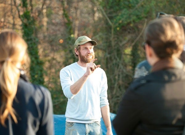 Joe Reynolds at Love is Love Farm Joe Reynolds at Love is Love Farm