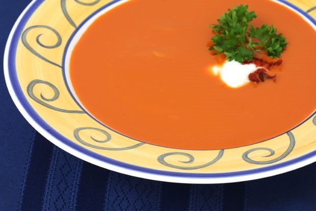 Mama Hester's Roasted Red Pepper Soup at This Mama Cooks! On a Diet - thismamacooks.com Mama Hester's Roasted Red Pepper Soup at This Mama Cooks! On a Diet - thismamacooks.com