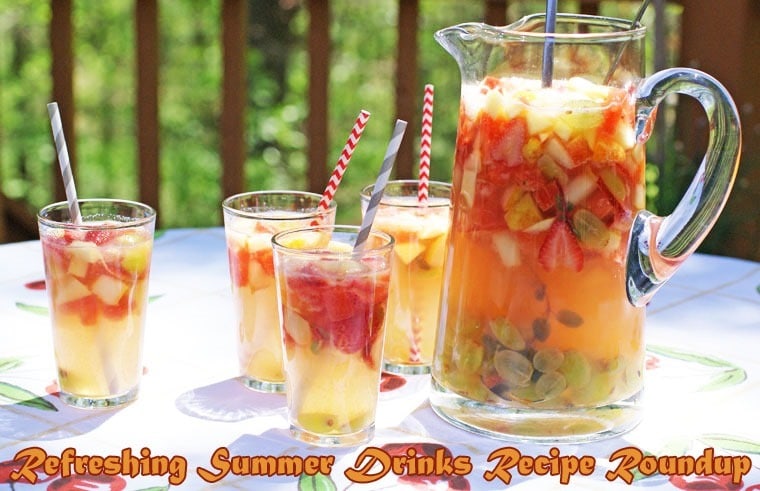 refreshing summer drinks recipe roundup this mama cooks on a diet refreshing summer drinks recipe roundup this mama cooks on a diet