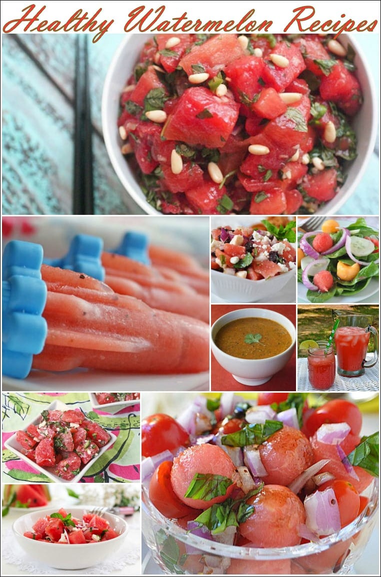 Best healthy watermelon recipes at This Mama Cooks! On a Diet 
