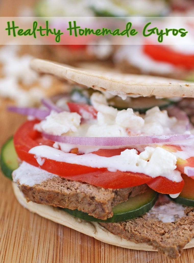 Healthy Homemade Gyros with Flatout Flatbread
