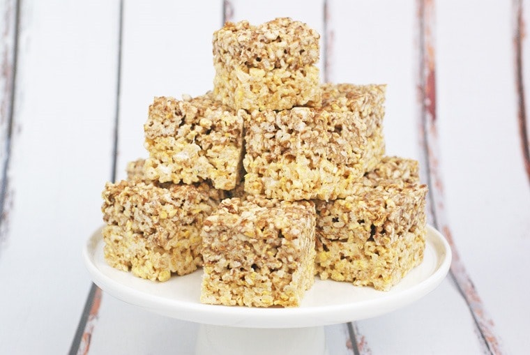 Gluten Free Caramel & Chocolate Rice Crispie Treats Gluten Free Caramel & Chocolate Rice Crispie Treats