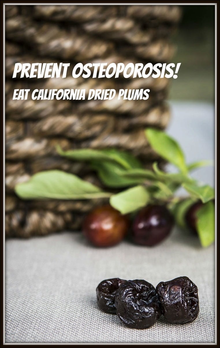 It's World Osteoporosis Day! Prevent osteoporosis by eating dried plums!