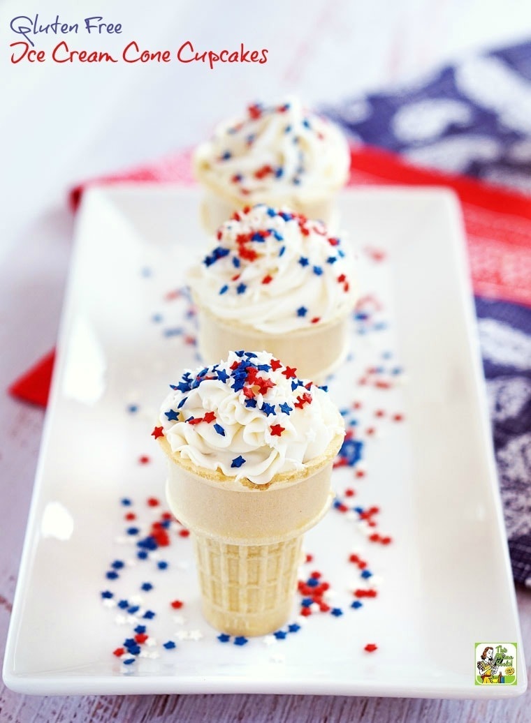 Gluten Free Ice Cream Cone Cupcakes This Mama Cooks! On a Diet™