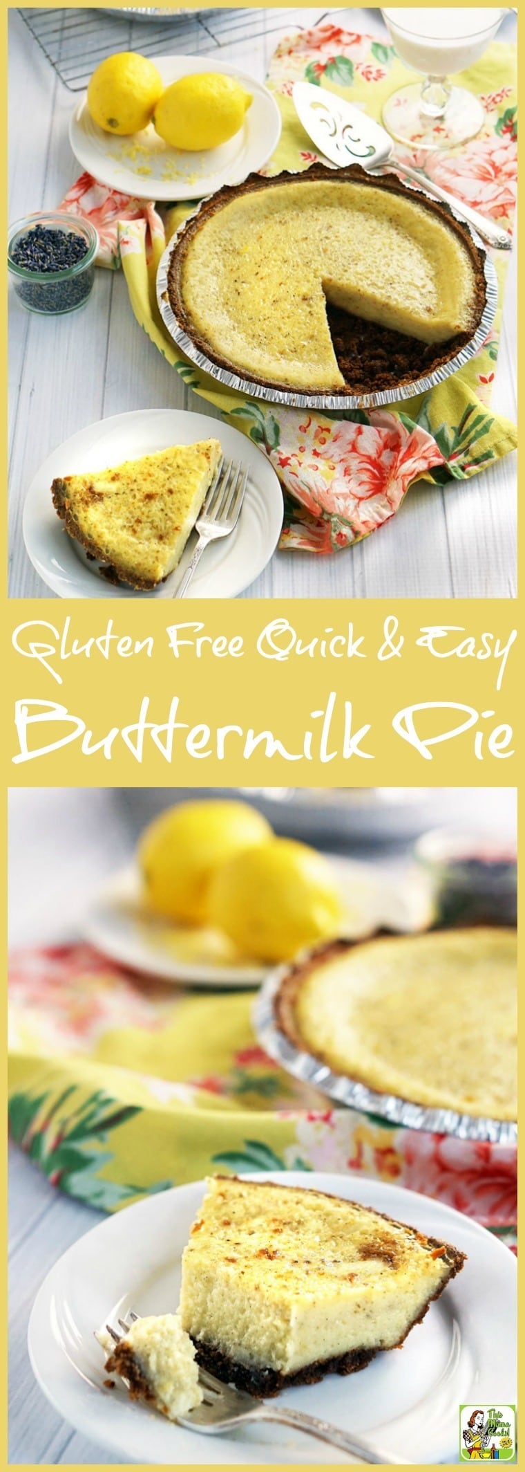 Gluten Free Quick & Easy Buttermilk Pie This Mama Cooks! On a Diet™