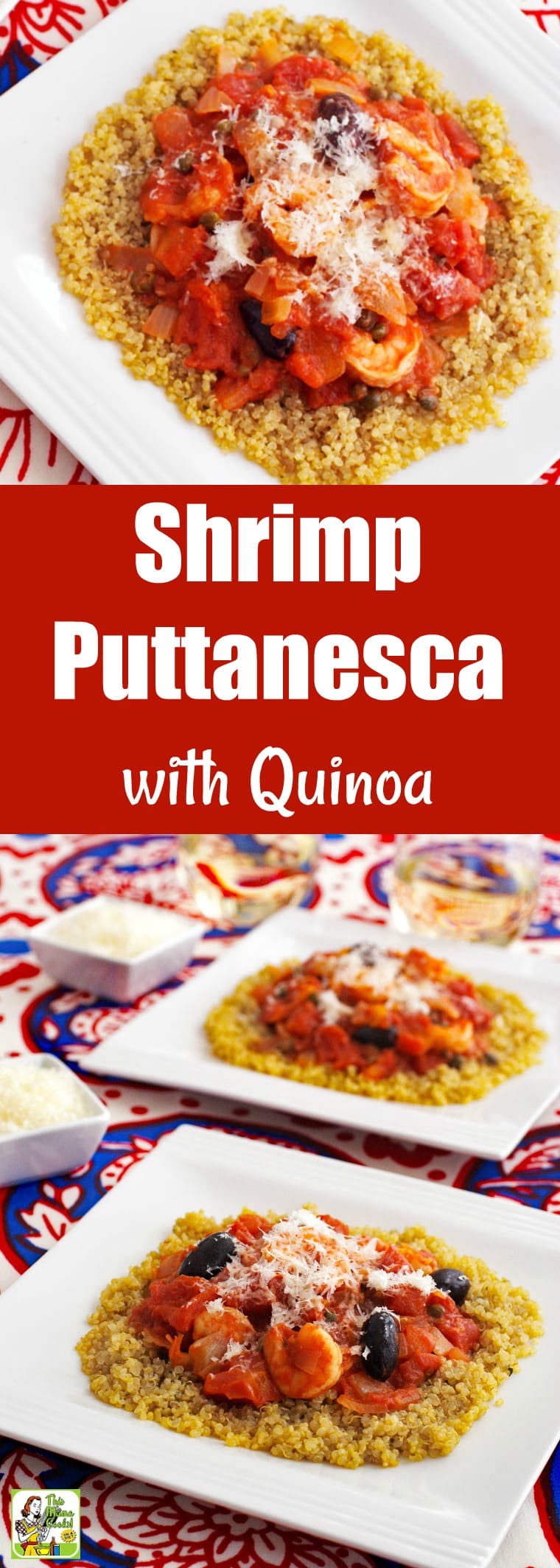 Shrimp Puttanesca with Quinoa