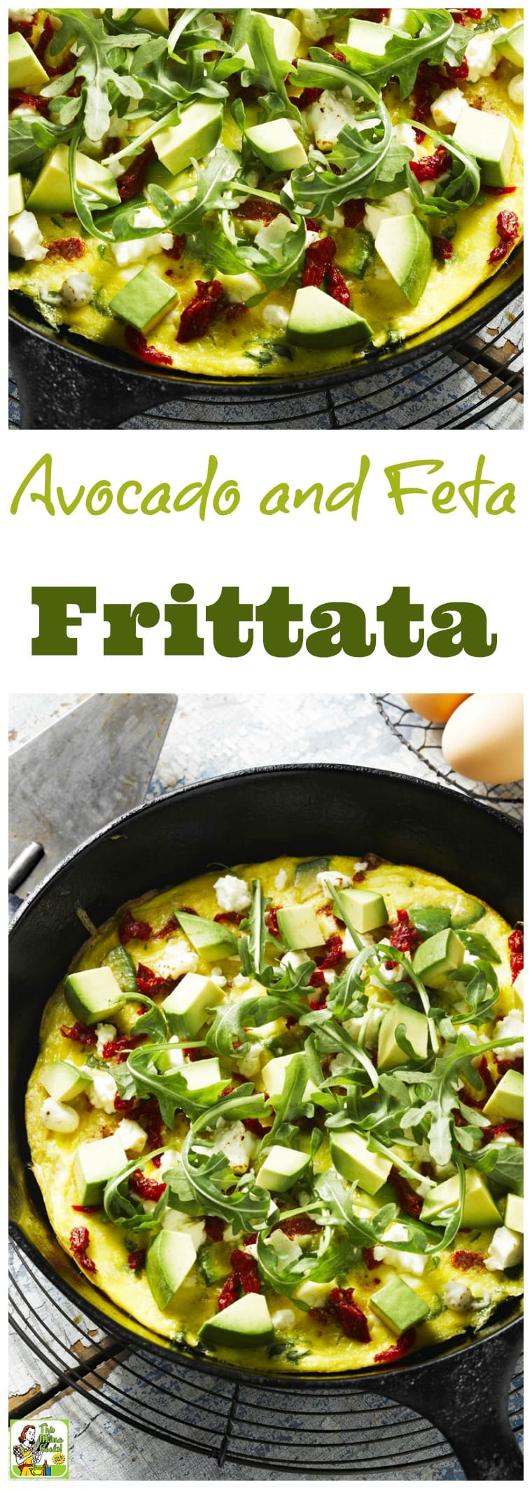 Searching for a healthed up avocado frittata recipe? Click to get this easy to make Avocado and Feta Frittata recipe. It's naturally gluten free and ideal for brunches and Mother's Day.