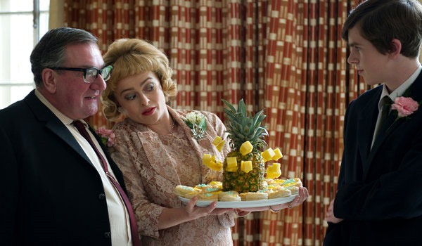 Still from Toast movie with Helena Bonham Carter and Freddie Highmore.