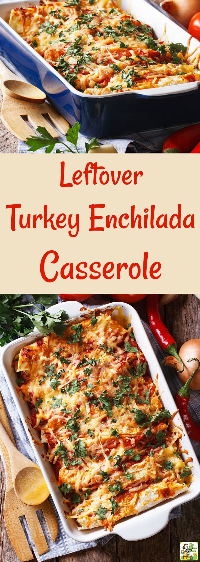 Got too much turkey? Make Leftover Turkey Enchilada Casserole! Try this turkey enchilada casserole recipe after Thanksgiving. This gluten free enchilada casserole recipe also works with many types of meats like shredded pork, beef, or ground taco meat. #turkey #thanksgiving #thanksgiving recipes #tacotuesday #taconight #casserole #mexicanfood #onepot #leftovers #recipe #easy #recipeoftheday #glutenfree #easyrecipes #enchiladas