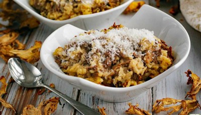 Searching for easy risotto recipes? Then you’ll love this Wild Mushroom Risotto dish.