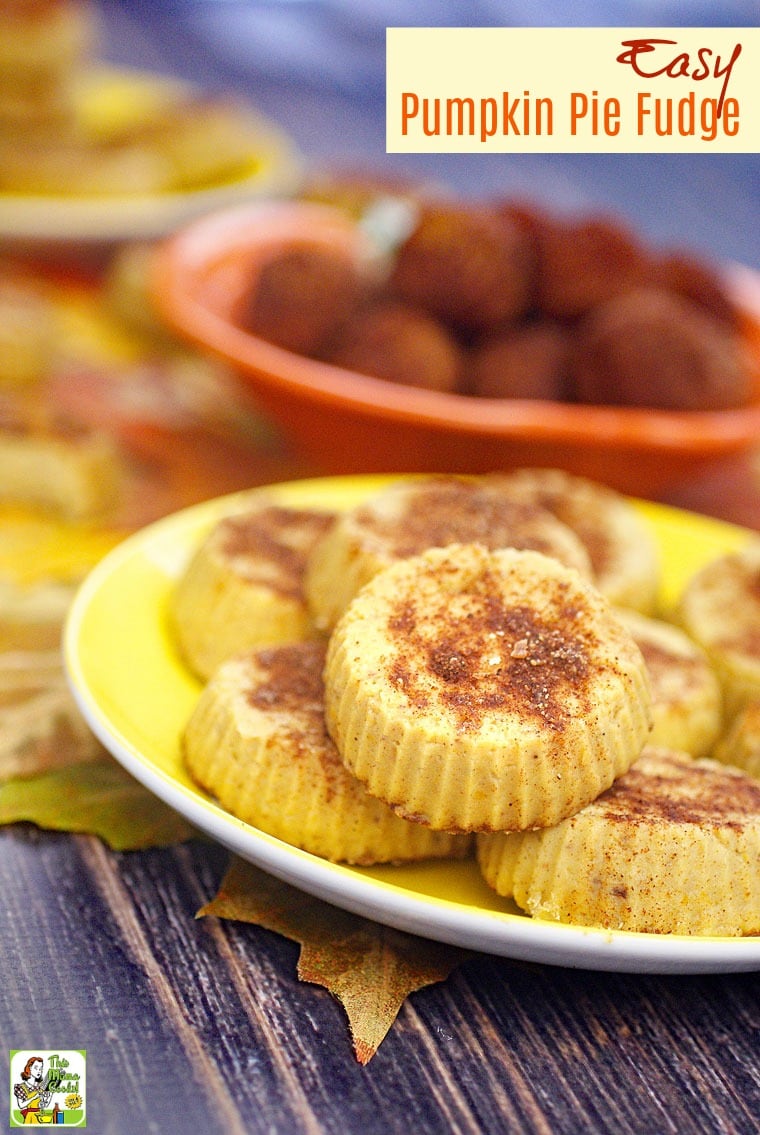 Easy Pumpkin Pie Fudge (Dairy Free!) This Mama Cooks! On a Diet™