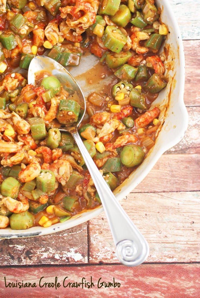 Louisiana Creole Crawfish Gumbo This Mama Cooks! On a Diet™