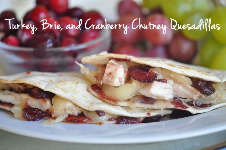 Looking for an easy and healthy Thanksgiving leftover recipe? Check out this Turkey, Brie, and Cranberry Chutney Quesadillas recipe at This Mama Cooks! On a Diet - thismamacooks.com Looking for an easy and healthy Thanksgiving leftover recipe? Check out this Turkey, Brie, and Cranberry Chutney Quesadillas recipe at This Mama Cooks! On a Diet - thismamacooks.com