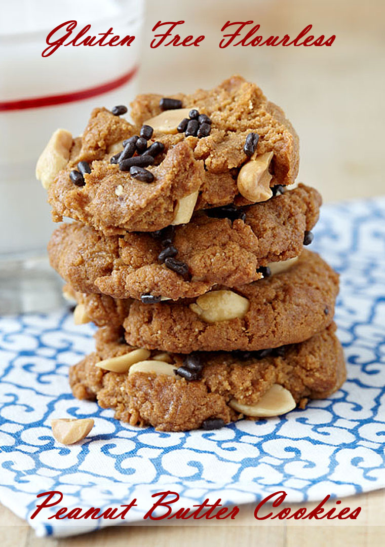 Gluten Free Flourless Peanut Butter Cookies - Get the recipe at This Mama Cooks! On a Diet Gluten Free Flourless Peanut Butter Cookies - Get the recipe at This Mama Cooks! On a Diet