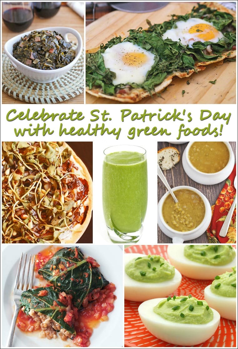 Celebrate St. Patrick's Day with healthy green foods!