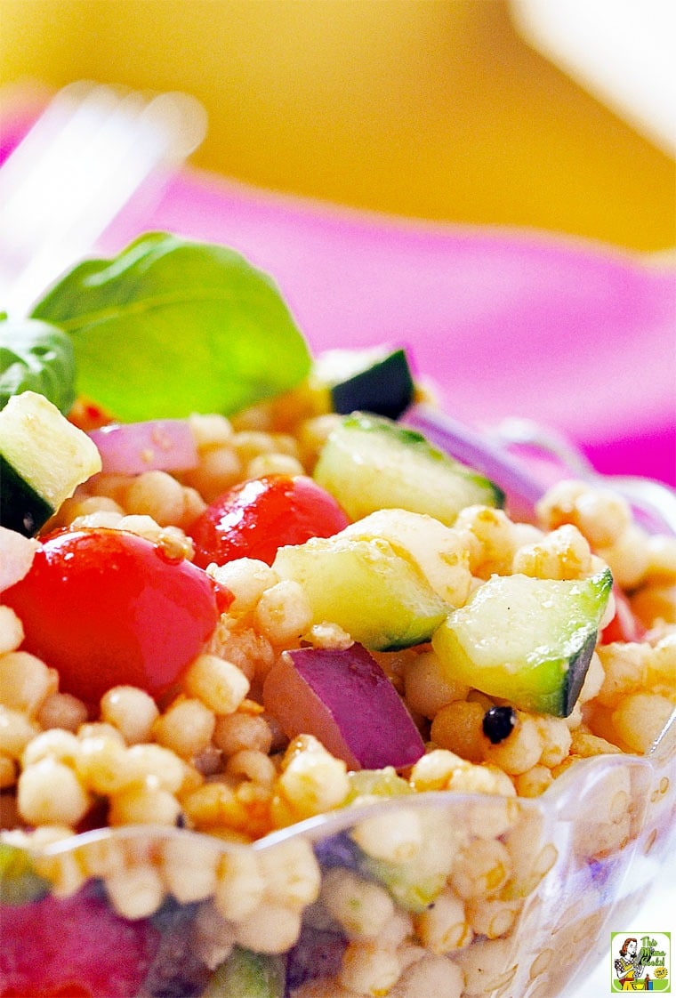 Bruschetta Couscous Salad Recipe This Mama Cooks! On a Diet