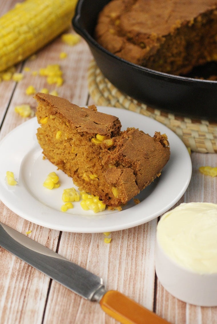 Gluten Free Skillet Cornbread Sweetened with Molasses This Mama Cooks