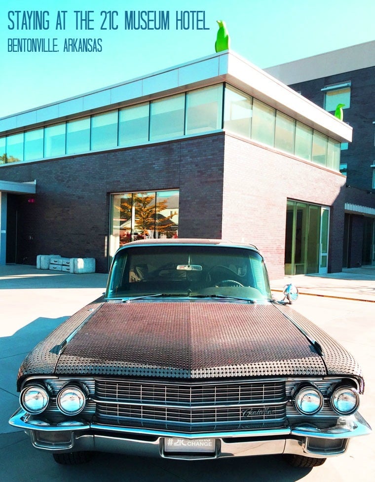 The 21c Museum Hotel Bentonville, Arkansas.