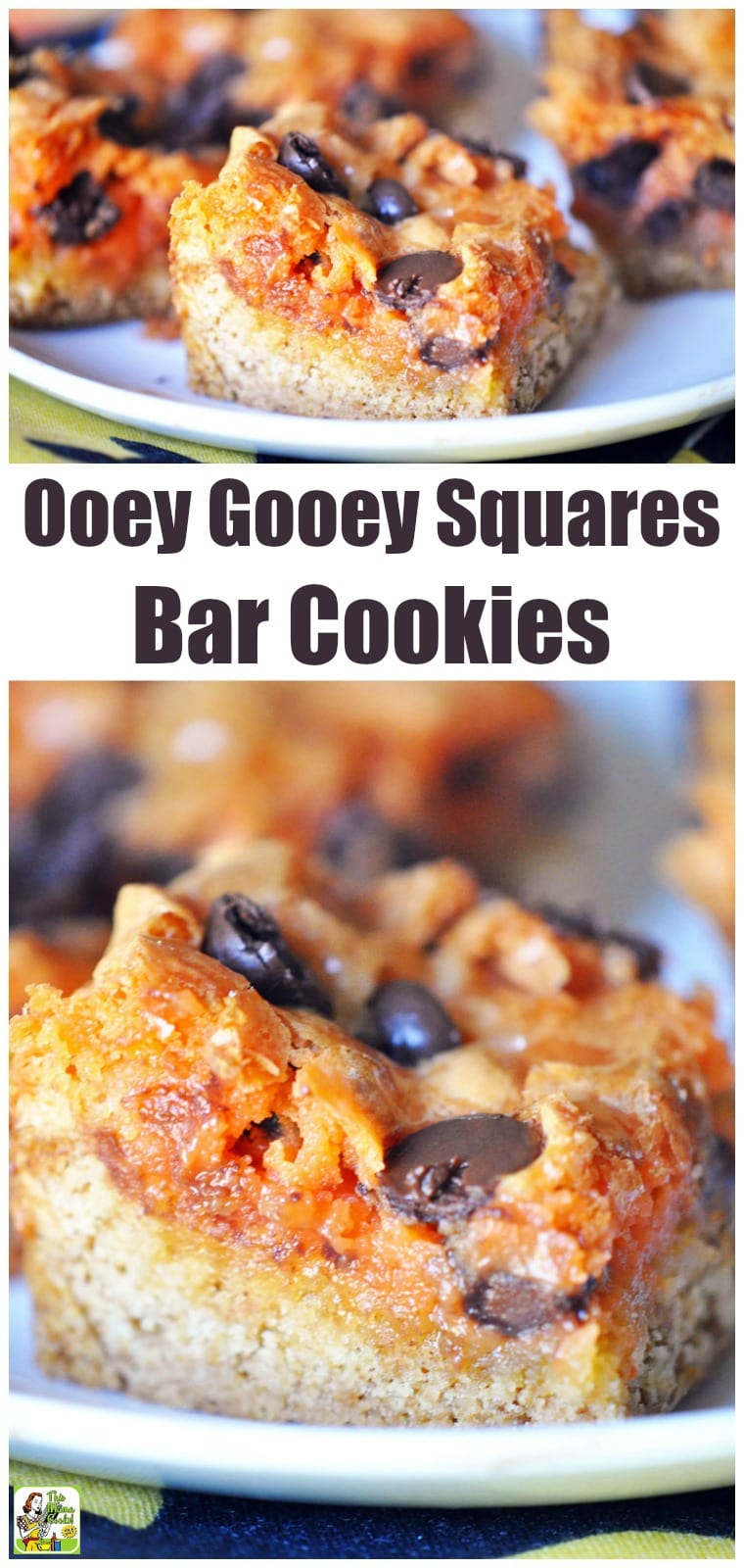Ooey Gooey Squares Bar Cookies