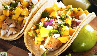 Recipes from Jillian Michaels’ Master Your Metabolism Cookbook: Spicy Mahi Mahi and Mango Fish Tacos