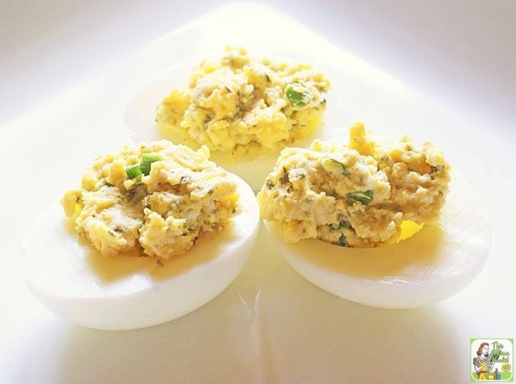 Easy Blue Cheese Deviled Eggs Recipe