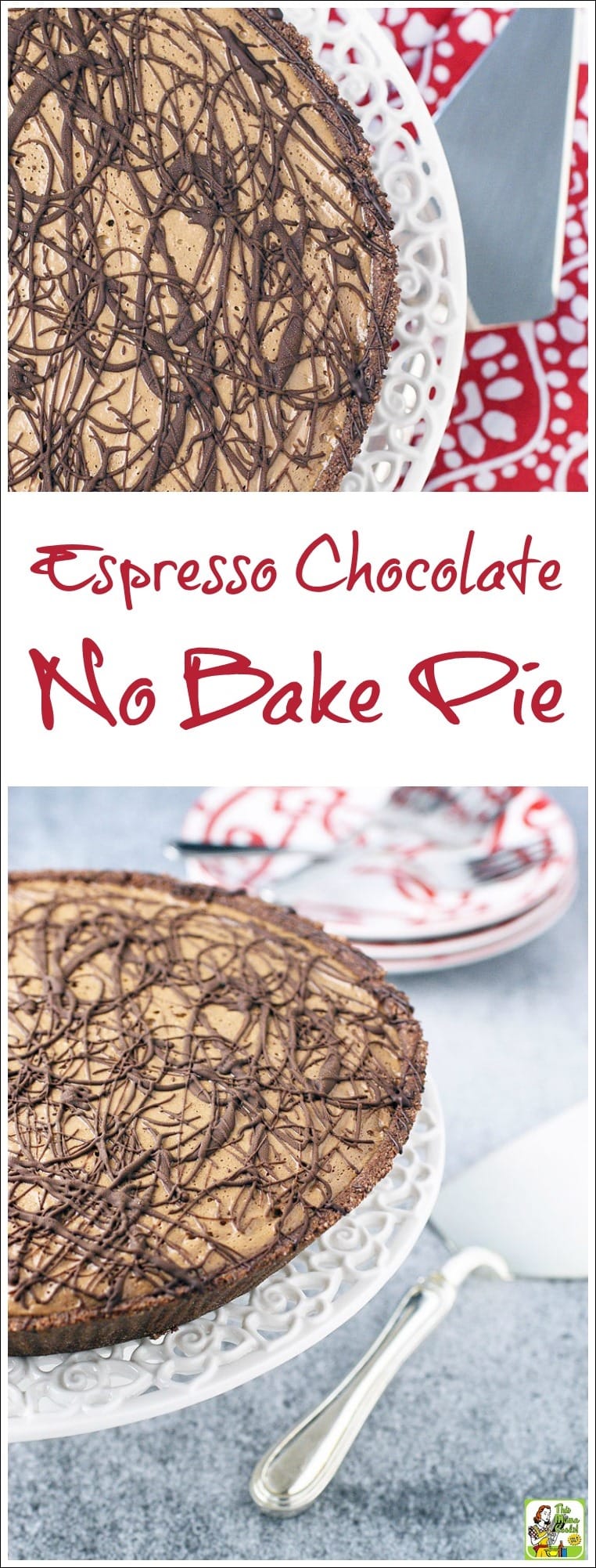 Espresso Chocolate No Bake Pie
