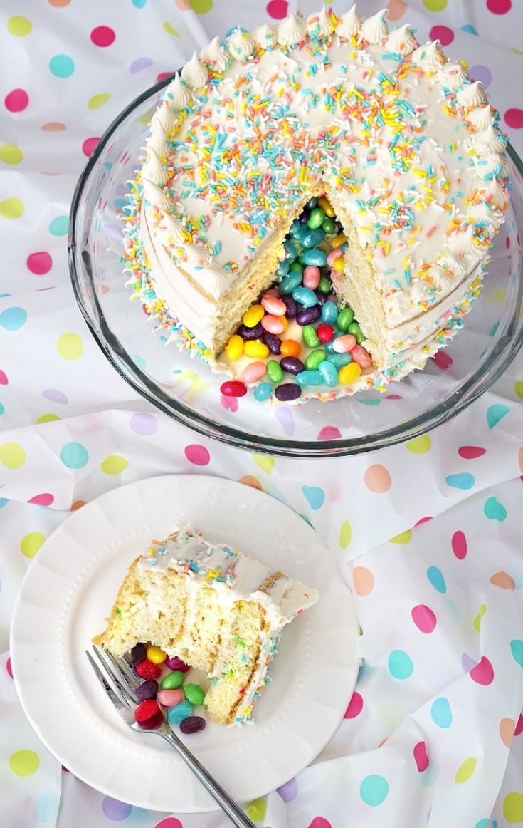 Gluten Free Surprise Inside Jelly Bean Cake Recipe