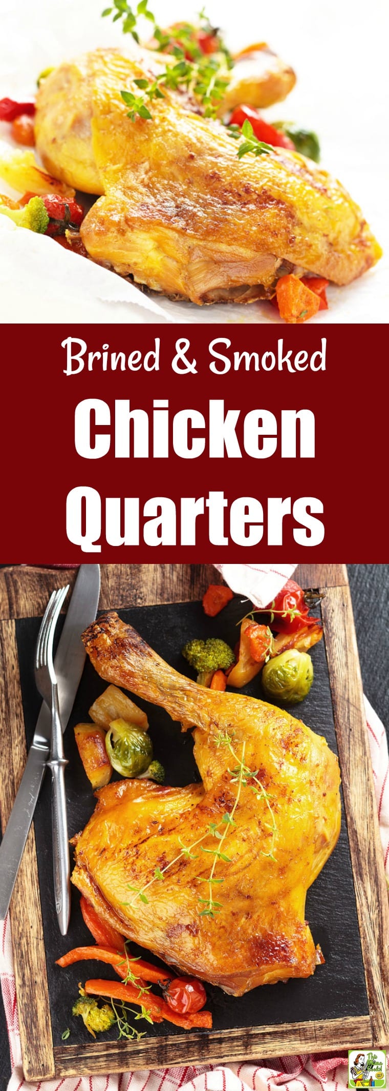 Brined & Smoked Chicken Quarters Recipe
