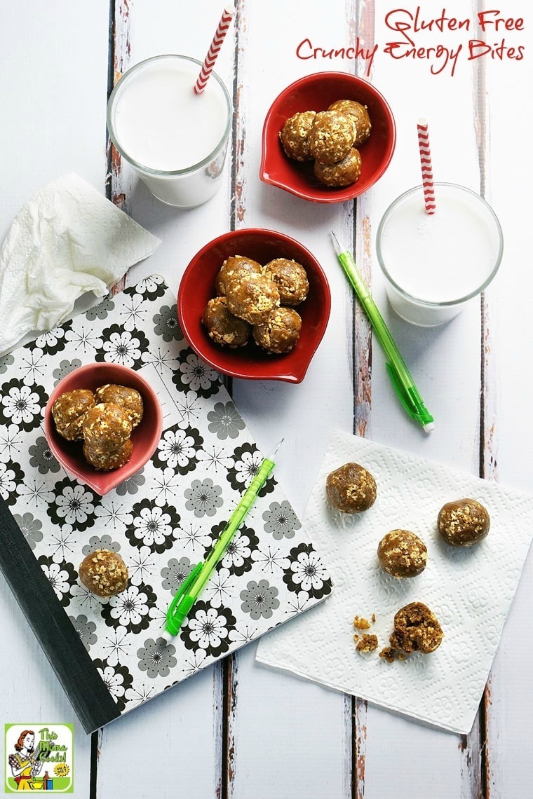 Gluten Free Crunchy Energy Bites Recipe This Mama Cooks On A Diet