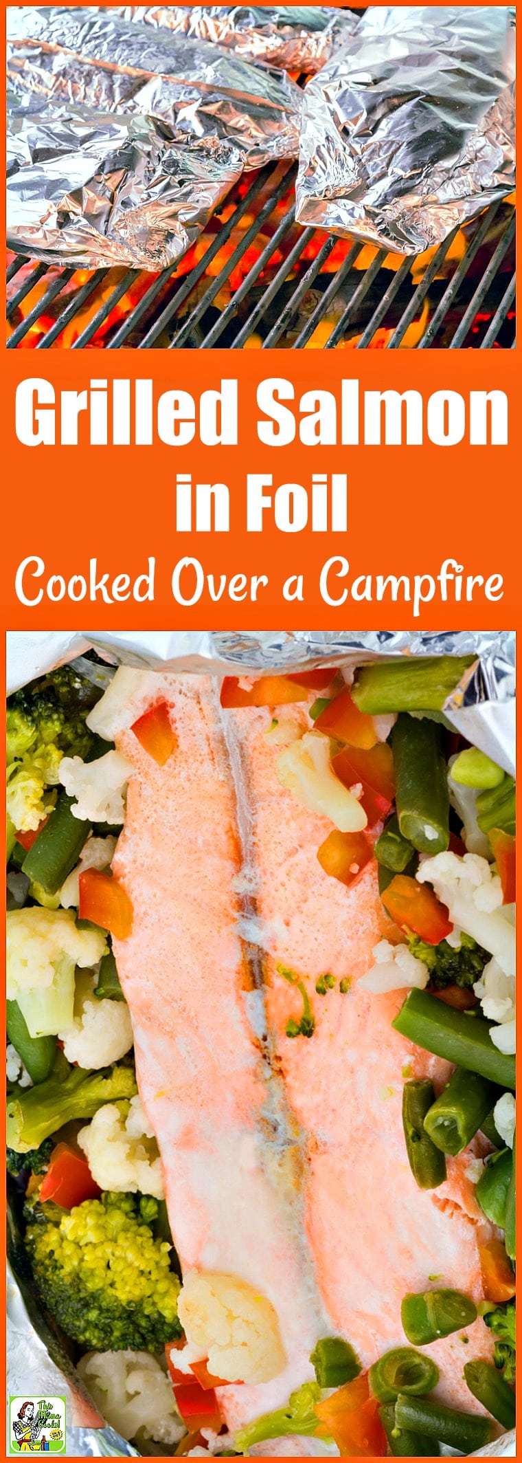 This Grilled Salmon in Foil recipe is easy to do! To cook salmon in foil on the grill you need marinade, fish, and veggies. That’s it. You can also add slices of lemon and some herbs if you like. #recipes #easy #recipeoftheday #glutenfree #easyrecipe #easyrecipes #glutenfreerecipes #dinner #easydinner #dinnerrecipes #dinnerideas #grill #grilling #grillrecipes #grillingrecipes #fish #salmon