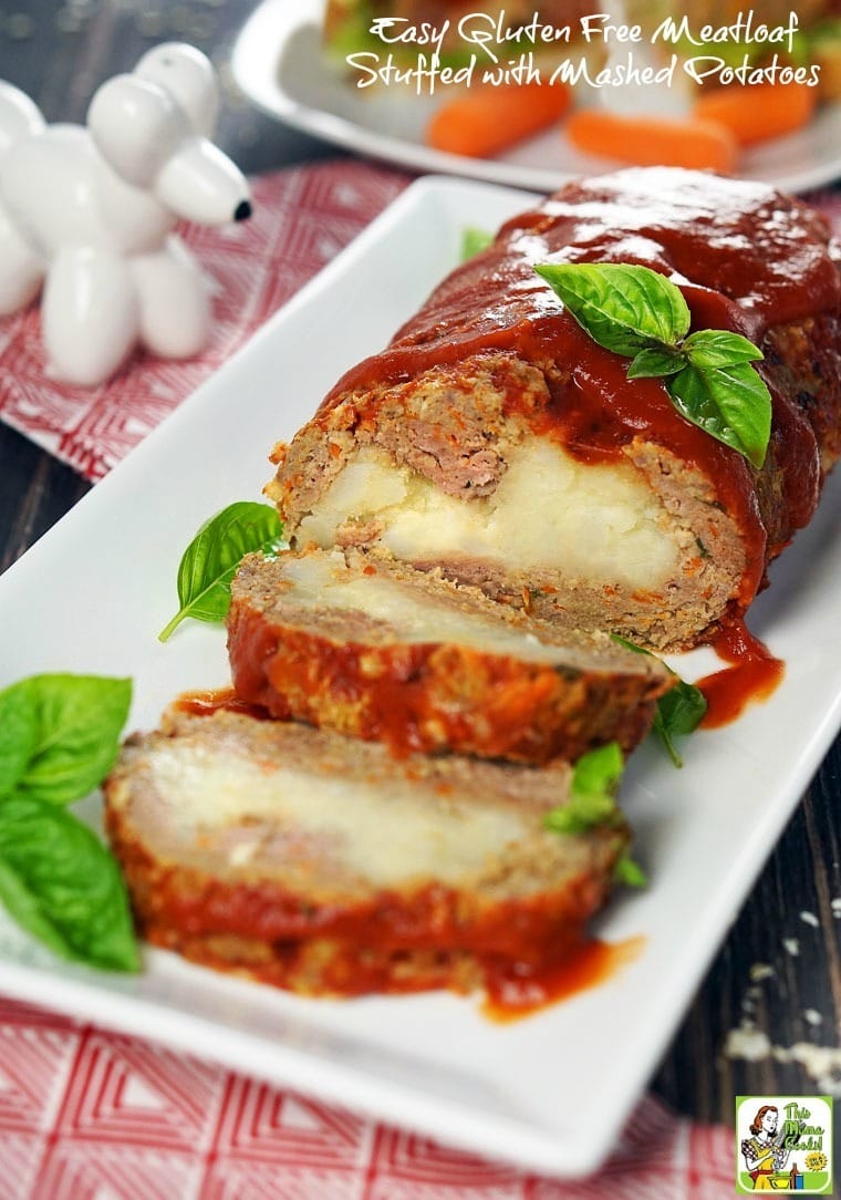 Easy Gluten Free Meatloaf Stuffed with Mashed Potatoes ...