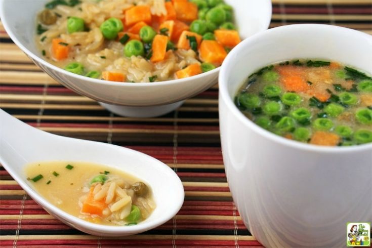 Quick & Easy Miso Soup with Rice & Vegetables Recipe