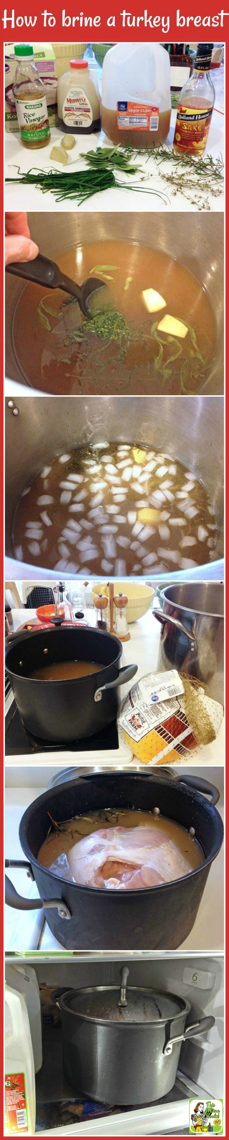 Recipe for how to brine and smoke a turkey breast
