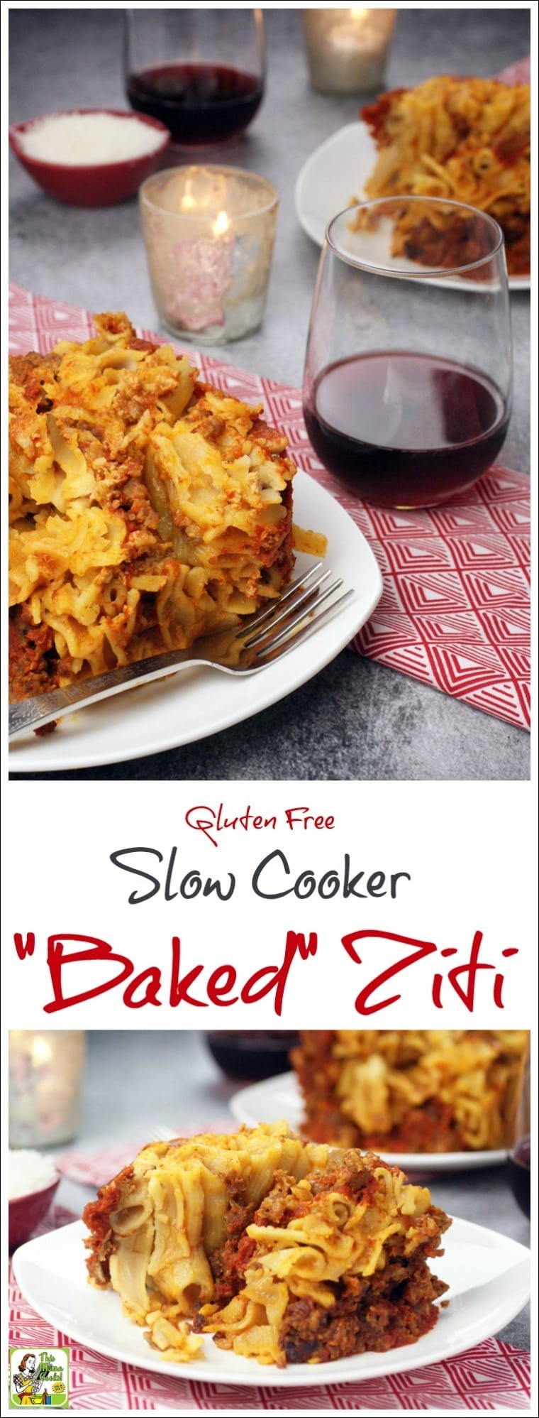 Gluten Free Slow Cooker "Baked" Ziti