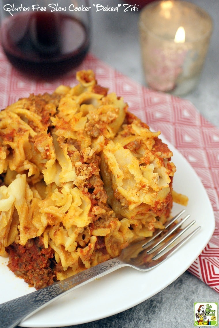 Gluten Free Slow Cooker "Baked" Ziti