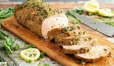 If you’re looking for the best way to marinade and roast a pork loin, go no further than trying out this Best Herb & Lemon Pork Loin Marinade. Click to get this oven pork roast recipe. Can also be used as a marinade for pork loin grilling.