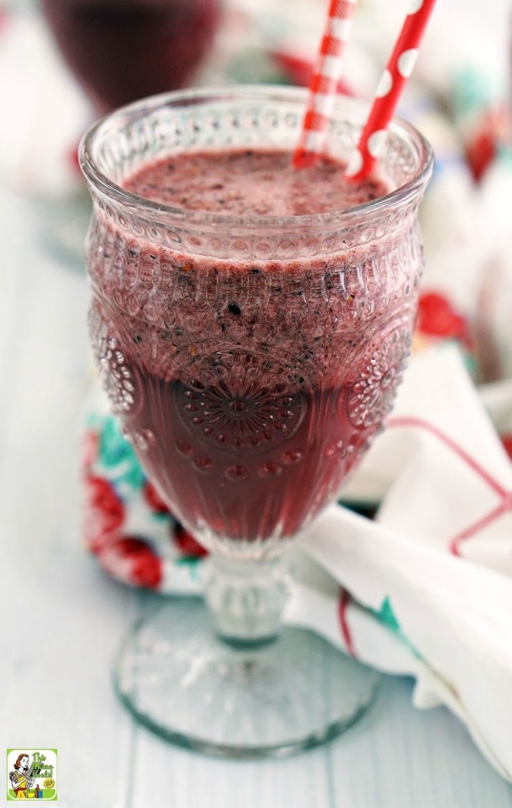 Easy Berry Quick Iced Tea Smoothie Recipe