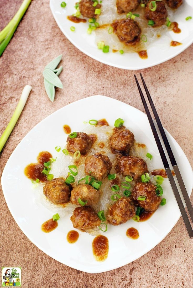 Gluten Free Asian Meatballs with Hoisin Sauce Recipe