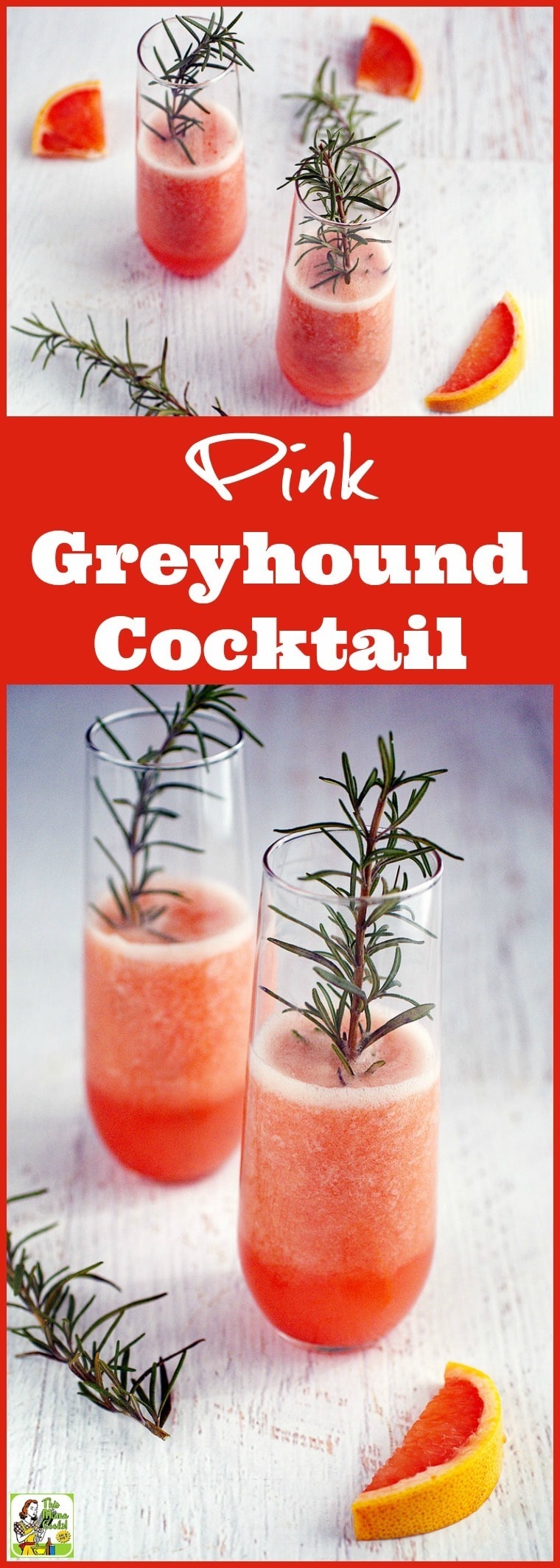 Make this Pink Greyhound Cocktail recipe for your next party. Click to get this easy and refreshing no sugar grapefruit cocktail recipe.