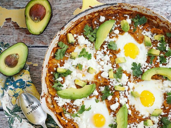 Easy Breakfast Chilaquiles With Eggs
