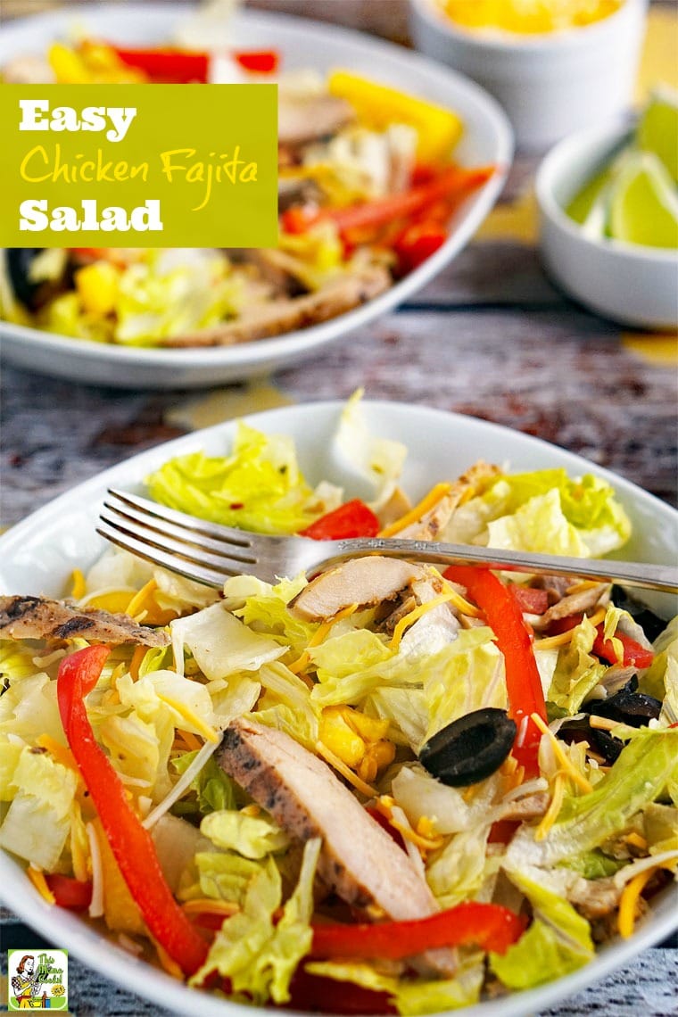 How to Make an Easy Chicken Fajita Salad This Mama Cooks!