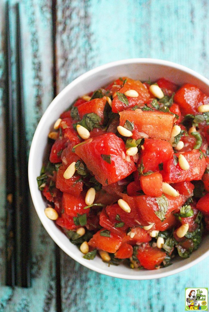 Asian Watermelon Salad recipe