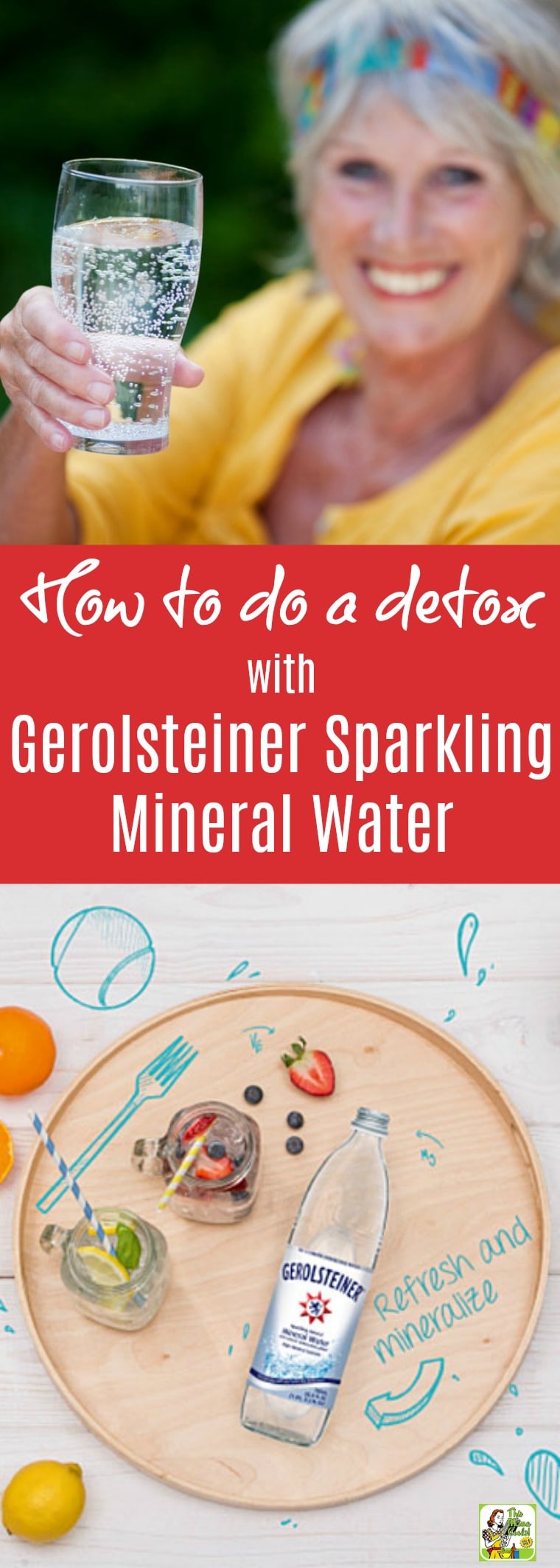 How to do a detox with Gerolsteiner Sparkling Mineral Water. Have you wondered how to do a detox cleanse but didn’t know how? Or maybe you thought detoxes were super complicated involving all kinds of special powders and juices? Well, then the Gerolsteiner’s Sparkling Detox challenge is for you! #GerolsteinerUSA #sparklingdetox #sponsored