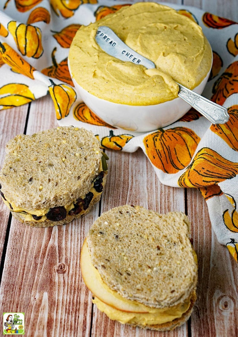 Cream Cheese Pumpkin Dip Sandwiches