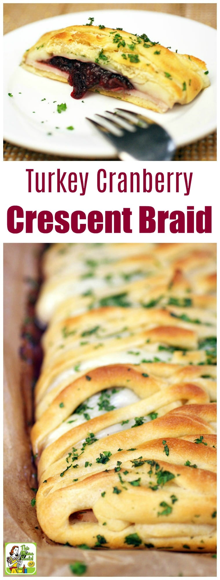 Turkey Cranberry Crescent Braid Recipe