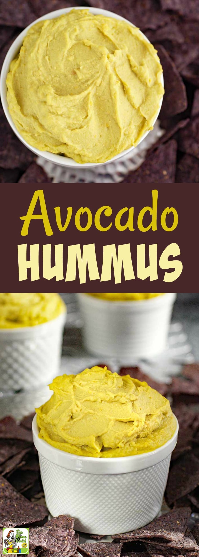 Do you love making homemade hummus recipes for parties? Your guests will love Avocado Hummus. This recipe is for spicy hummus since it uses hot sauce. This party appetizer is gluten free, dairy free, vegan, and filled with healthy fats and protein. #dip #avocado #hummus #glutenfree #dairyfree #vegan #vegetarian #healthy #appetizers