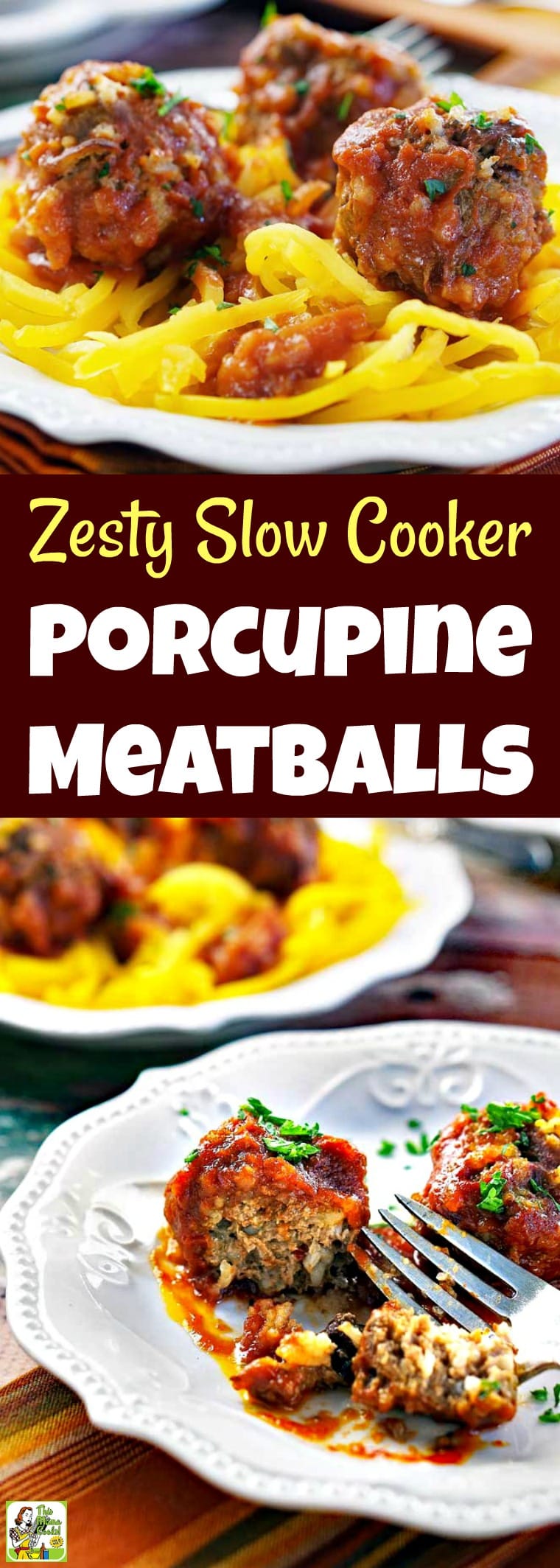 Zesty Slow Cooker Porcupine Meatballs Recipe