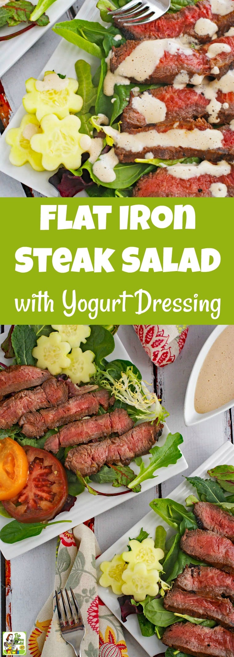 Flat Iron Steak Salad with Yogurt Dressing Recipe